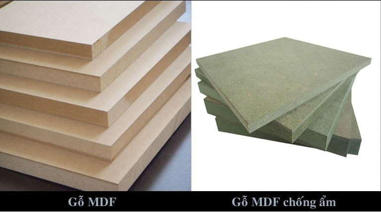 Gỗ Mdf Cốt Nâu Và Cốt Xanh