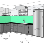 Khoảng Cách Giữa Bếp Và Tủ Lạnh