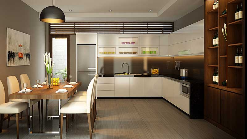 Bố Trí Chậu Rửa Và Bếp Nấu Làm Sao để đối Diện Nhau